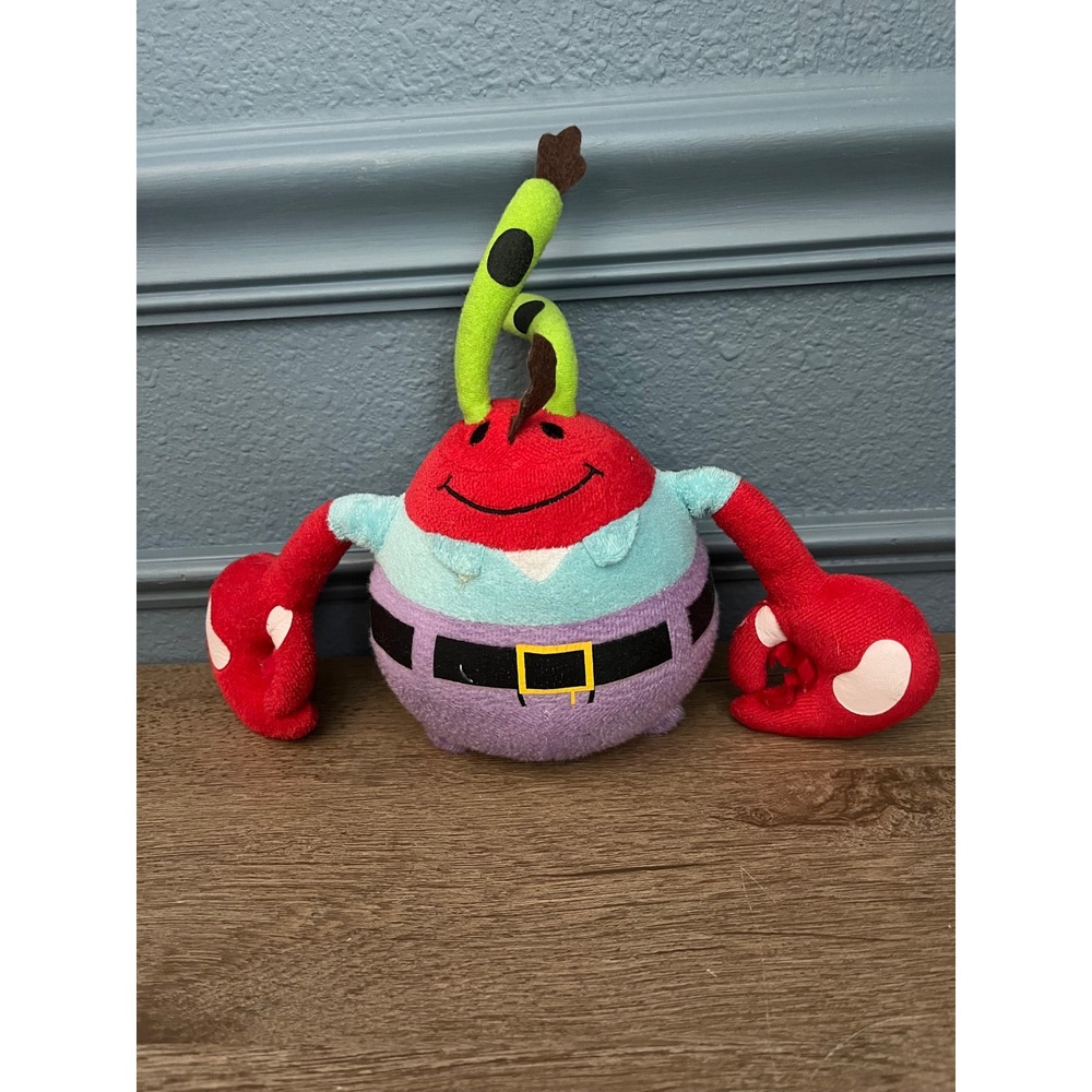 Nickelodeon SpongeBob SquarePants Mr Krabs Plush Toy Red Crab Soft Stuffed‎